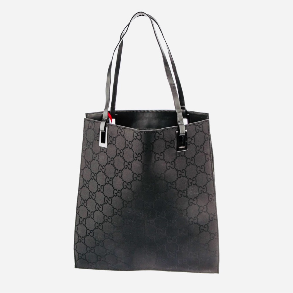Gucci Black Monogram Tote - Picture 6 of 15